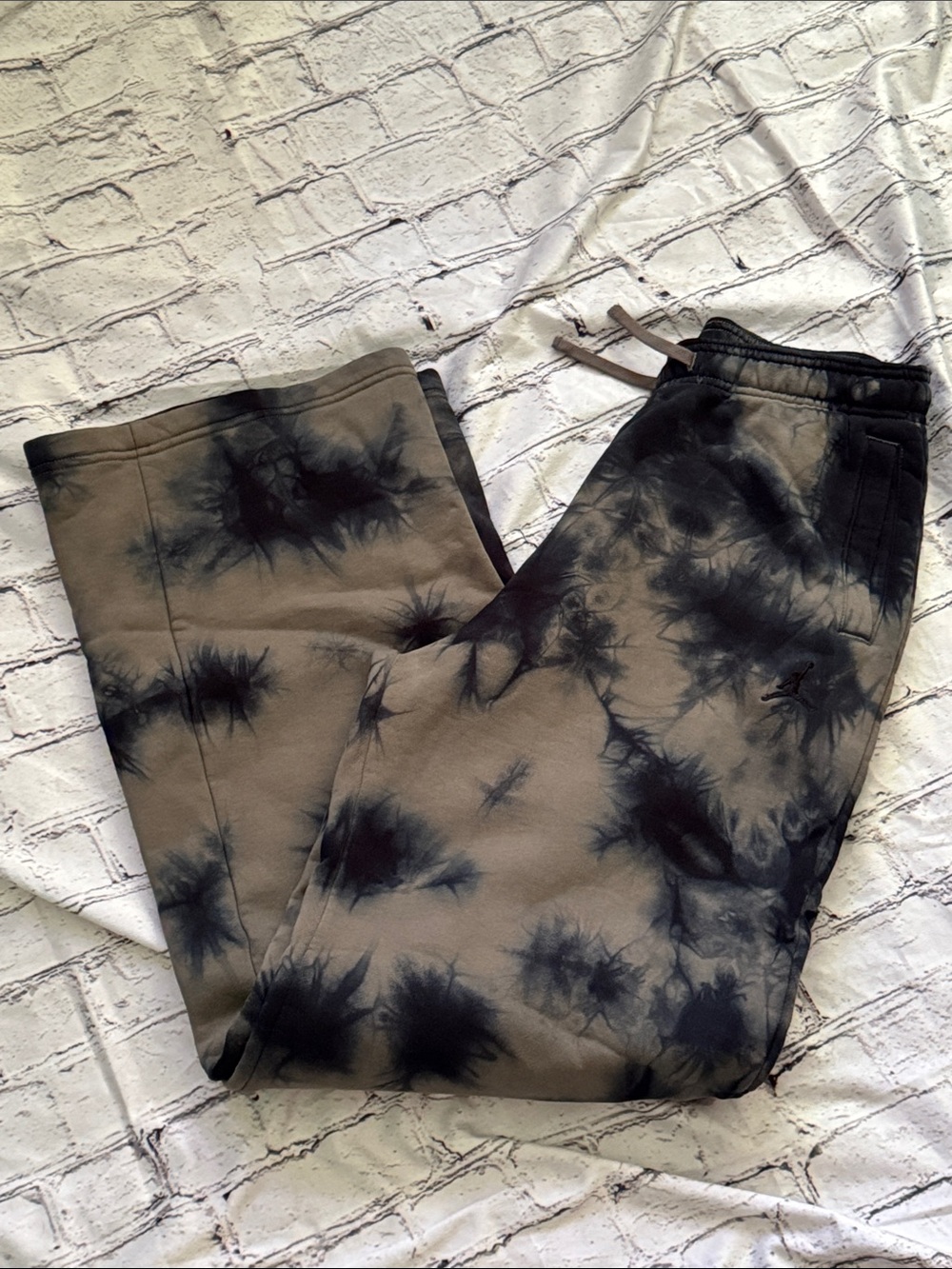 Tie-Dye Wide Leg Sweat Pants